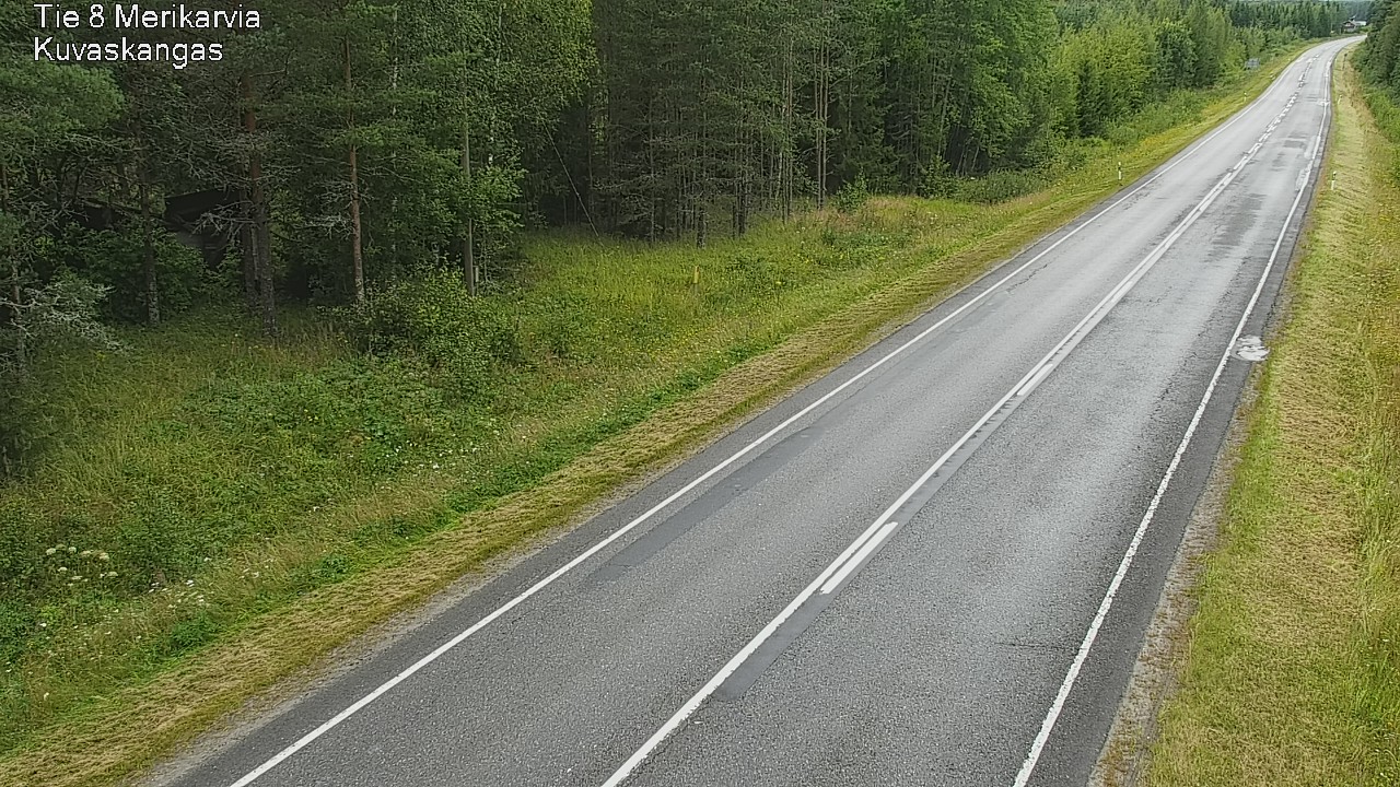 Weather Camera Image Väg 8 Merikarvia, Kuvaskangas, Merikarvia, Satakunta