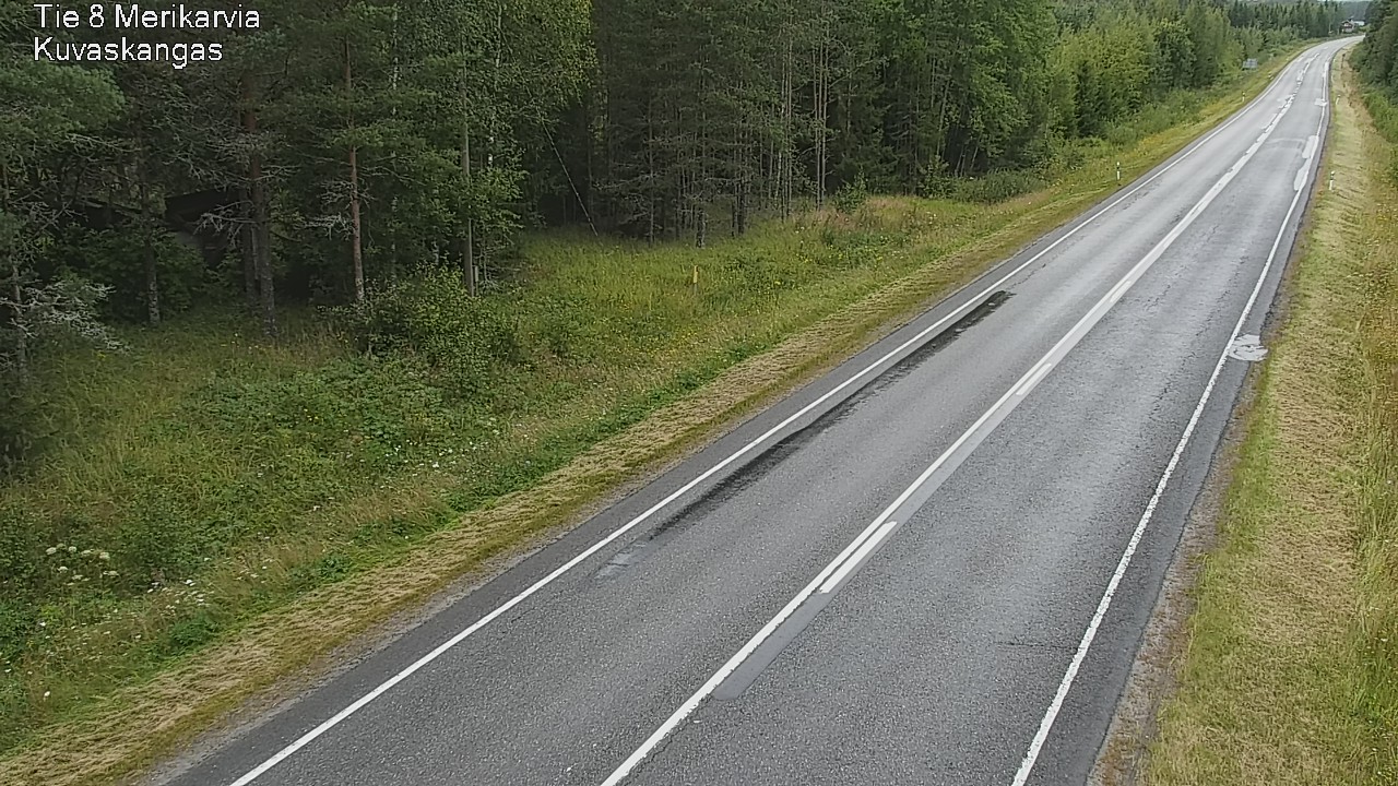Weather Camera Image Väg 8 Merikarvia, Kuvaskangas, Merikarvia, Satakunta