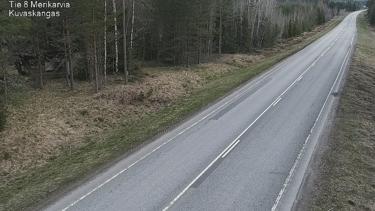 Weather Camera Image Väg 8 Merikarvia, Kuvaskangas, Merikarvia, Satakunta