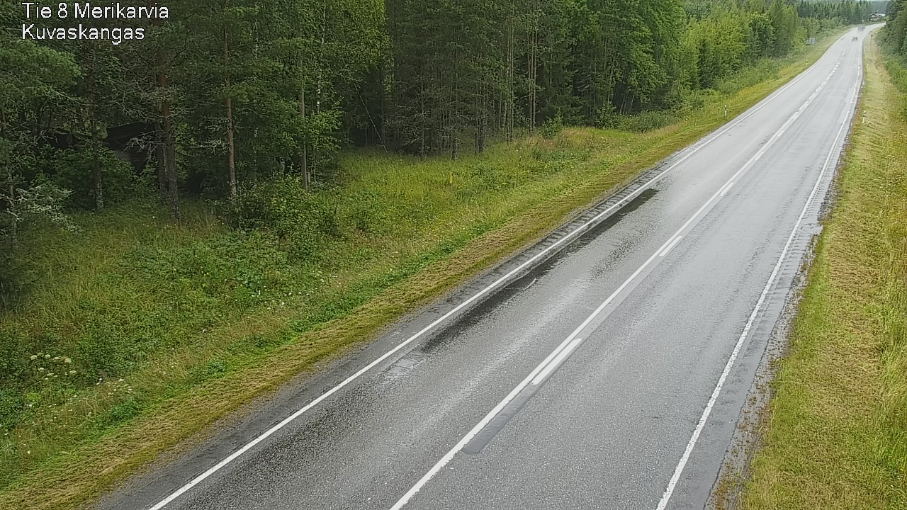 Weather Camera Image Väg 8 Merikarvia, Kuvaskangas, Merikarvia, Satakunta