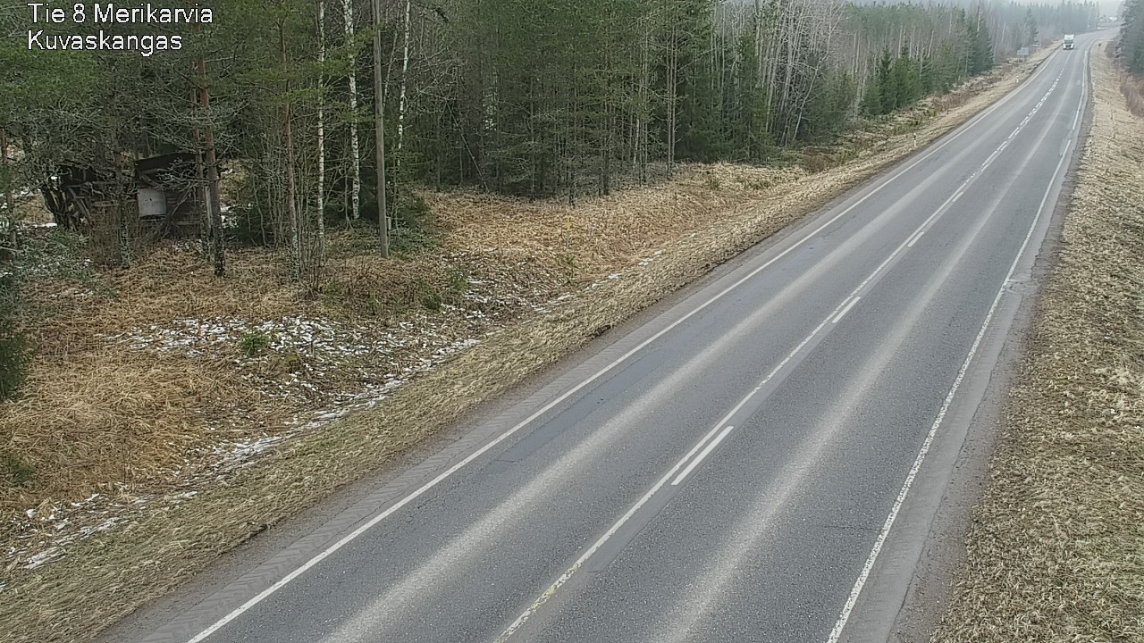 Weather Camera Image Road 8 Merikarvia, Kuvaskangas, Merikarvia, Satakunta