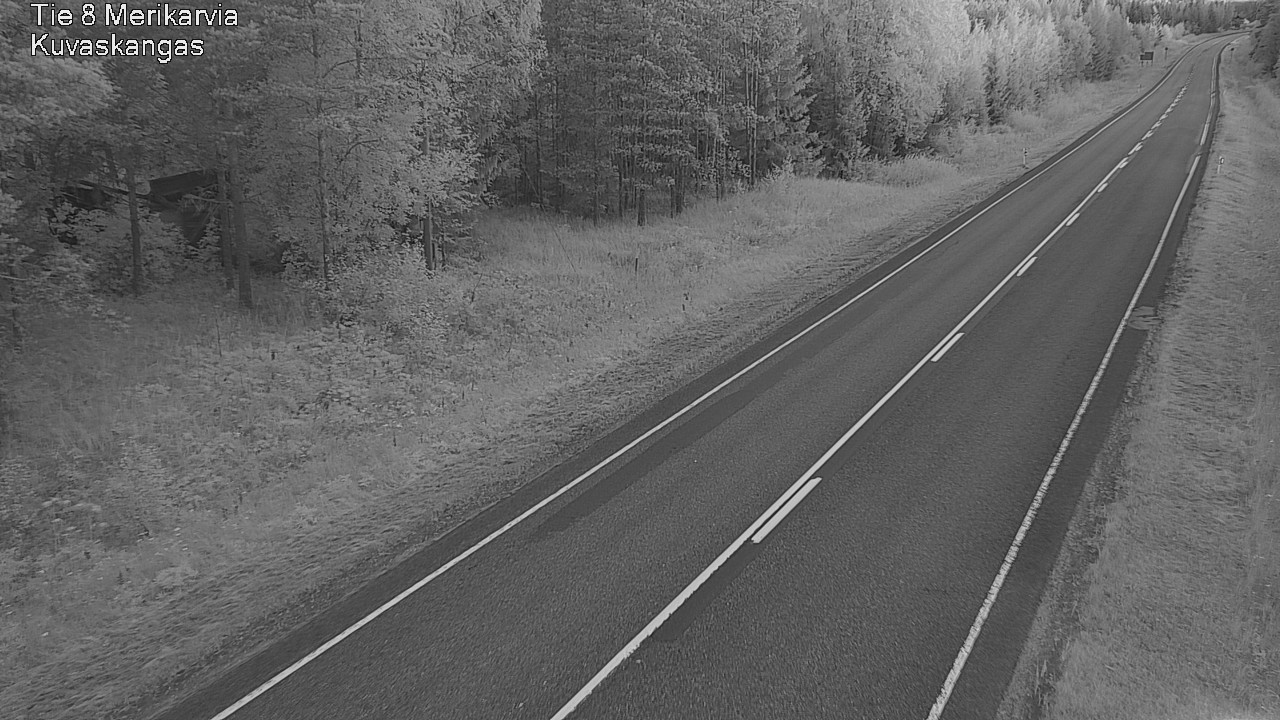 Weather Camera Image Road 8 Merikarvia, Kuvaskangas, Merikarvia, Satakunta