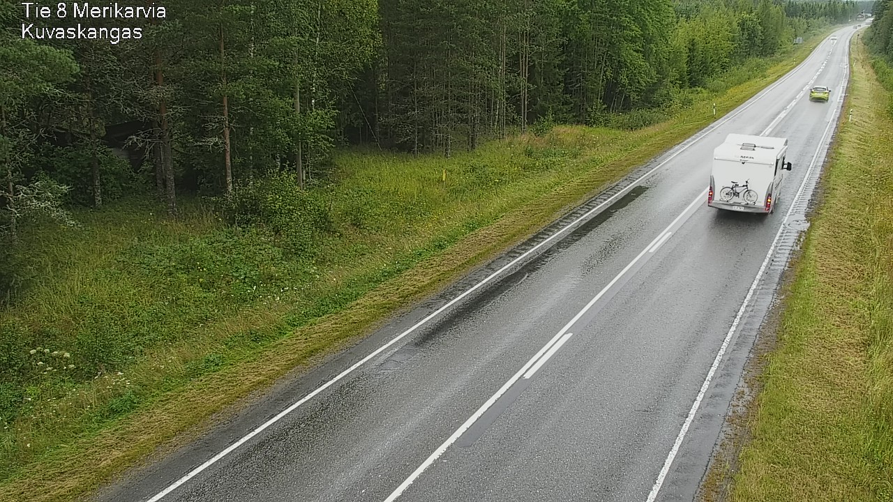 Weather Camera Image Väg 8 Merikarvia, Kuvaskangas, Merikarvia, Satakunta