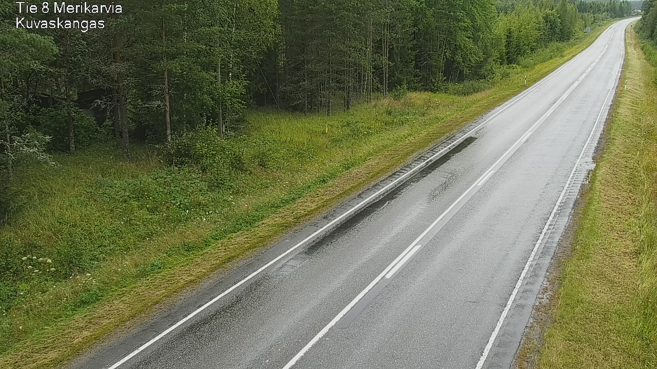 Weather Camera Image Väg 8 Merikarvia, Kuvaskangas, Merikarvia, Satakunta