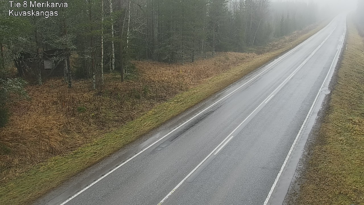 Weather Camera Image Väg 8 Merikarvia, Kuvaskangas, Merikarvia, Satakunta