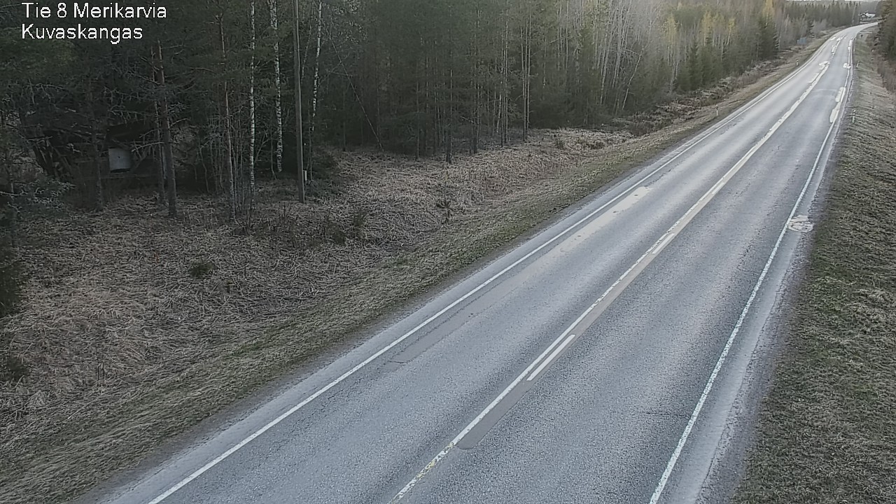 Weather Camera Image Väg 8 Merikarvia, Kuvaskangas, Merikarvia, Satakunta
