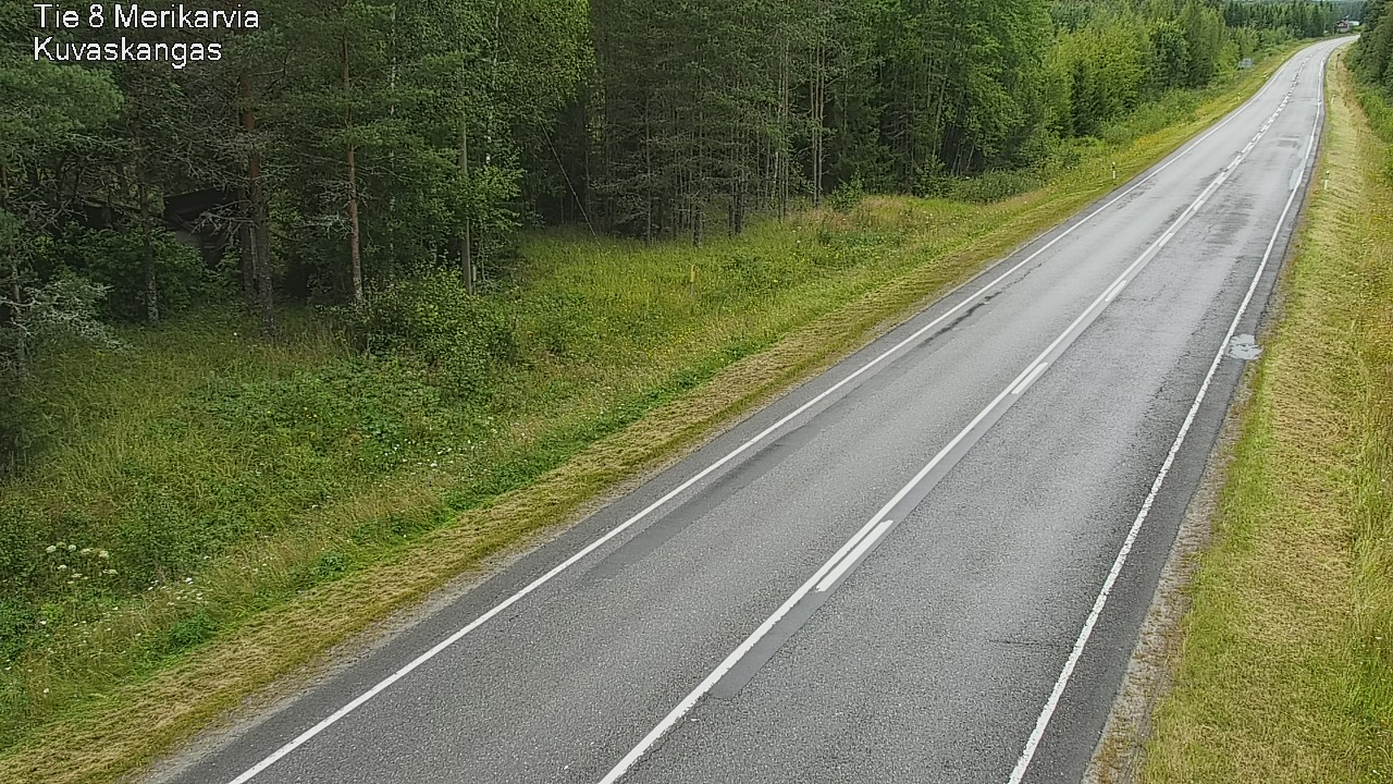Weather Camera Image Väg 8 Merikarvia, Kuvaskangas, Merikarvia, Satakunta