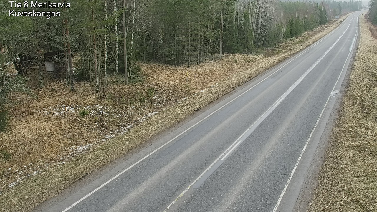 Weather Camera Image Väg 8 Merikarvia, Kuvaskangas, Merikarvia, Satakunta