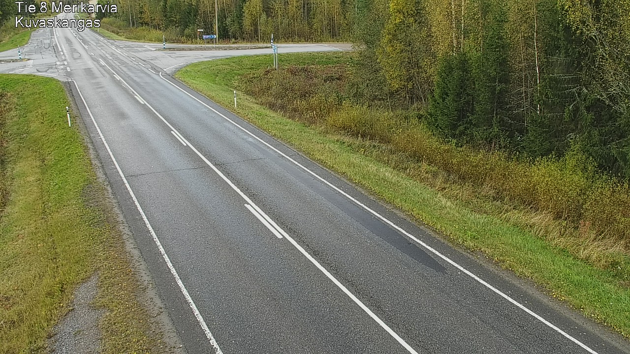 Weather Camera Image Road 8 Merikarvia, Kuvaskangas, Merikarvia, Satakunta