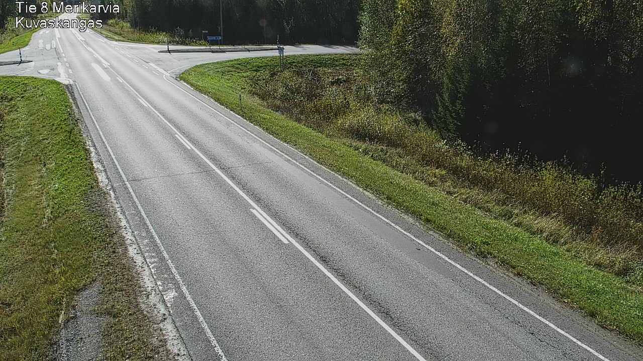 Weather Camera Image Road 8 Merikarvia, Kuvaskangas, Merikarvia, Satakunta