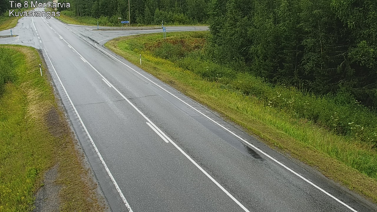 Weather Camera Image Road 8 Merikarvia, Kuvaskangas, Merikarvia, Satakunta