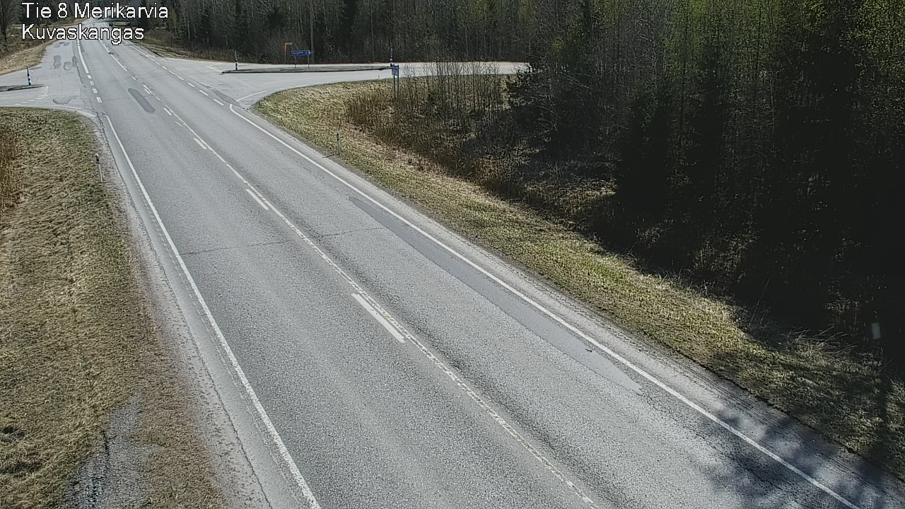 Weather Camera Image Road 8 Merikarvia, Kuvaskangas, Merikarvia, Satakunta