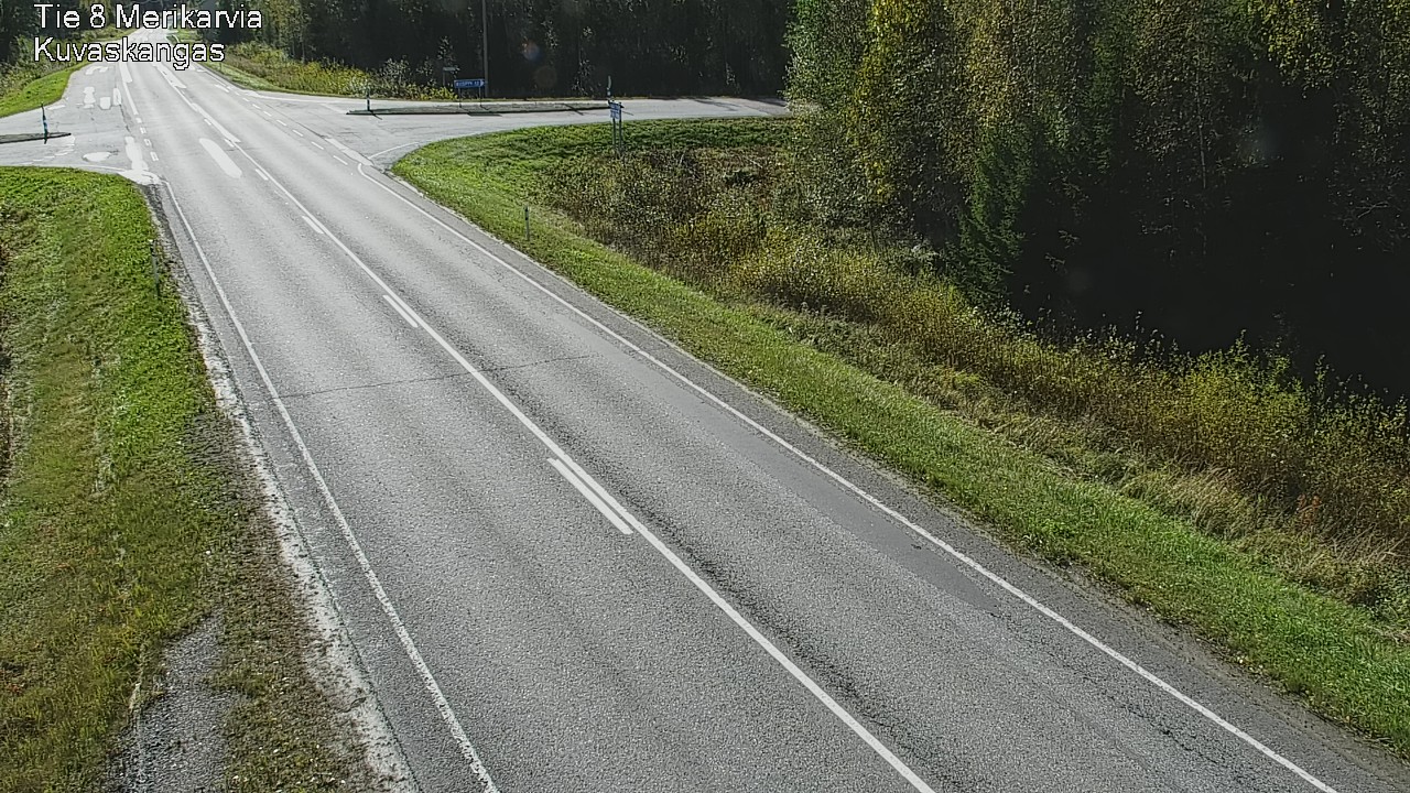 Weather Camera Image Road 8 Merikarvia, Kuvaskangas, Merikarvia, Satakunta