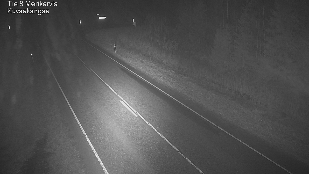 Weather Camera Image Road 8 Merikarvia, Kuvaskangas, Merikarvia, Satakunta