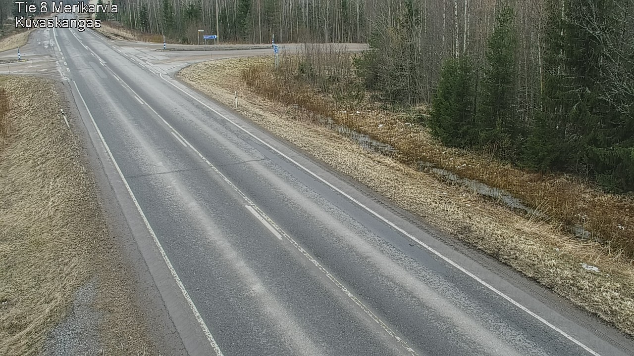 Weather Camera Image Väg 8 Merikarvia, Kuvaskangas, Merikarvia, Satakunta