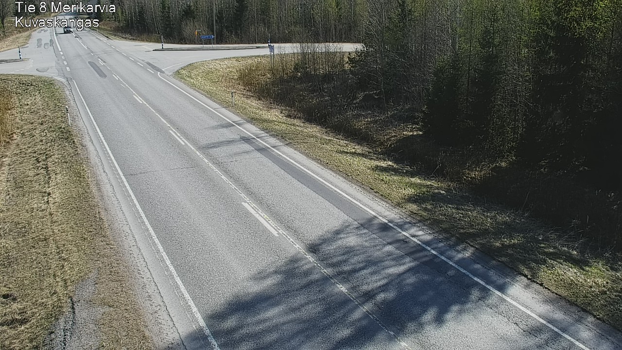 Weather Camera Image Road 8 Merikarvia, Kuvaskangas, Merikarvia, Satakunta