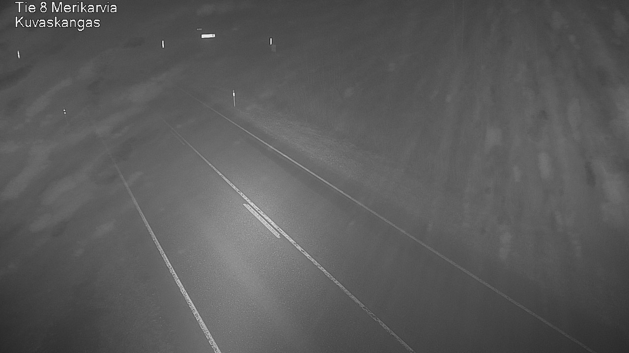 Weather Camera Image Road 8 Merikarvia, Kuvaskangas, Merikarvia, Satakunta
