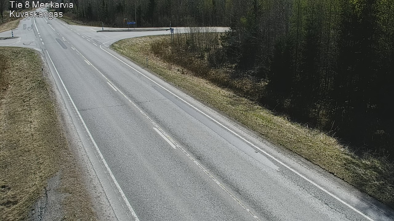 Weather Camera Image Road 8 Merikarvia, Kuvaskangas, Merikarvia, Satakunta