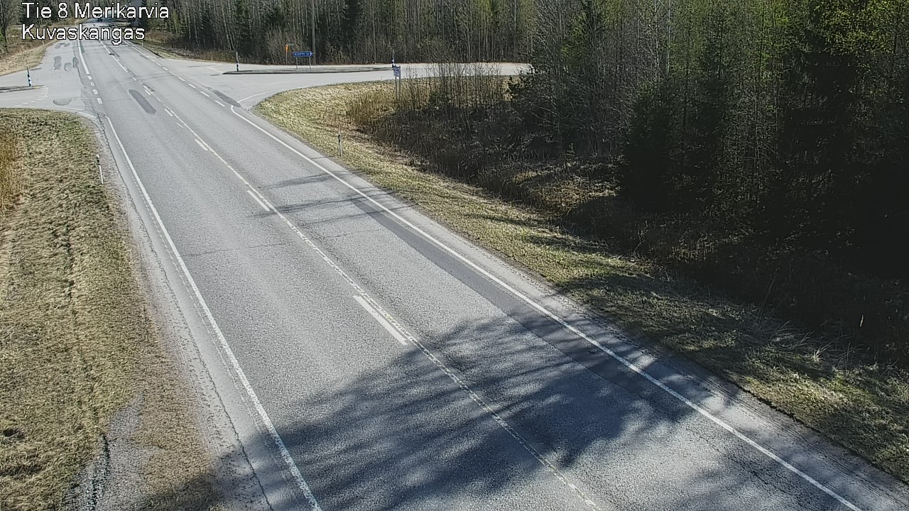 Weather Camera Image Road 8 Merikarvia, Kuvaskangas, Merikarvia, Satakunta