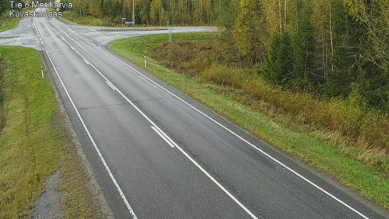 Weather Camera Image Road 8 Merikarvia, Kuvaskangas, Merikarvia, Satakunta