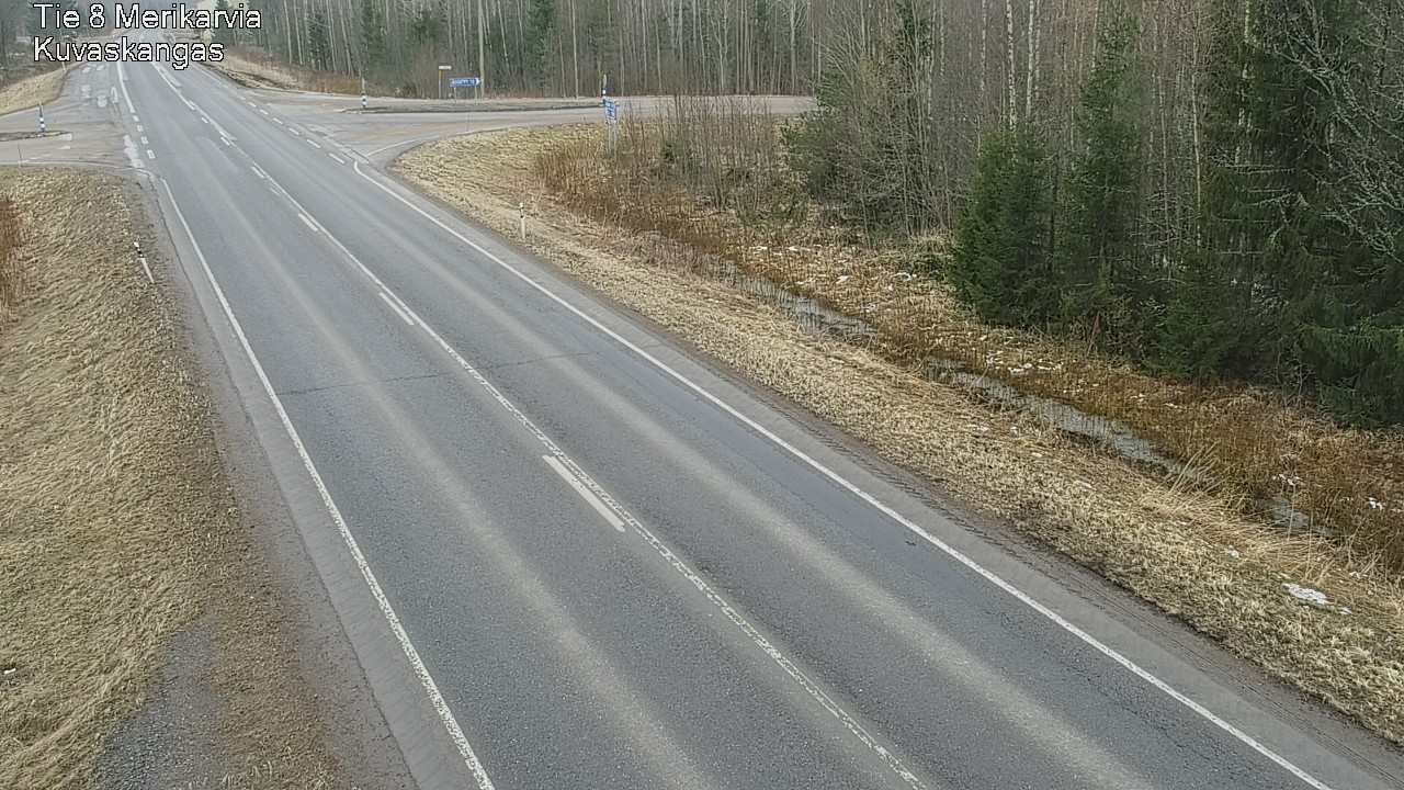 Weather Camera Image Väg 8 Merikarvia, Kuvaskangas, Merikarvia, Satakunta