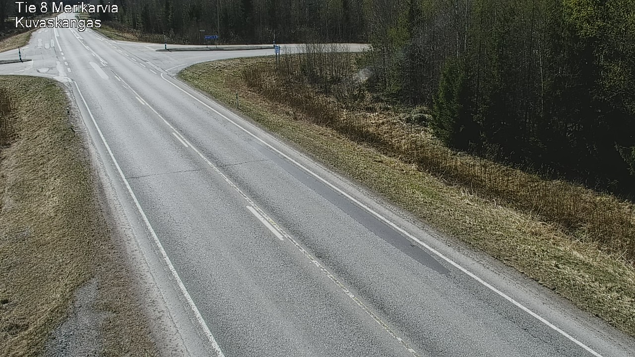 Weather Camera Image Road 8 Merikarvia, Kuvaskangas, Merikarvia, Satakunta