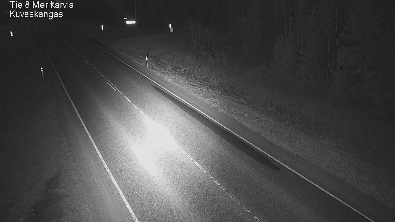 Weather Camera Image Road 8 Merikarvia, Kuvaskangas, Merikarvia, Satakunta