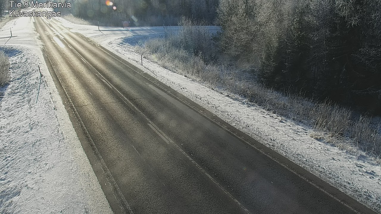 Weather Camera Image Road 8 Merikarvia, Kuvaskangas, Merikarvia, Satakunta