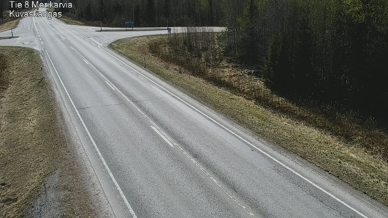Weather Camera Image Road 8 Merikarvia, Kuvaskangas, Merikarvia, Satakunta