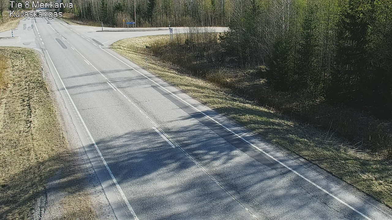 Weather Camera Image Road 8 Merikarvia, Kuvaskangas, Merikarvia, Satakunta