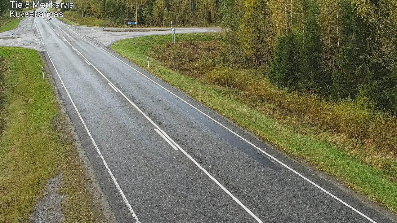 Weather Camera Image Road 8 Merikarvia, Kuvaskangas, Merikarvia, Satakunta