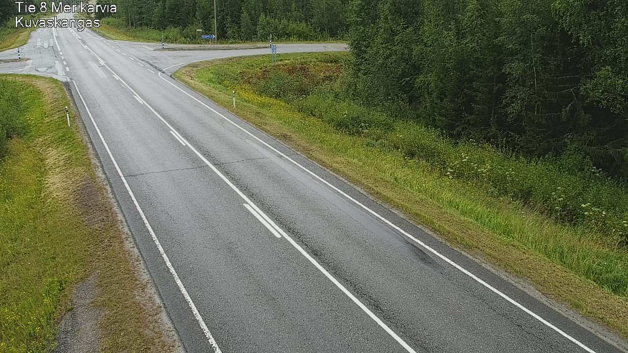 Weather Camera Image Väg 8 Merikarvia, Kuvaskangas, Merikarvia, Satakunta