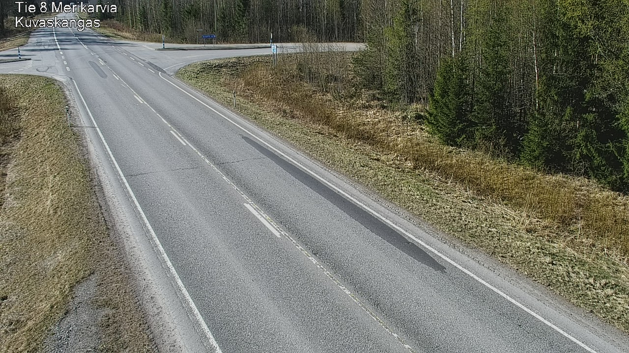 Weather Camera Image Road 8 Merikarvia, Kuvaskangas, Merikarvia, Satakunta