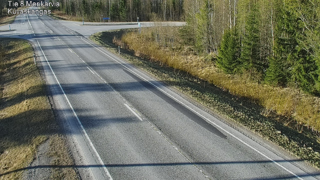 Weather Camera Image Road 8 Merikarvia, Kuvaskangas, Merikarvia, Satakunta