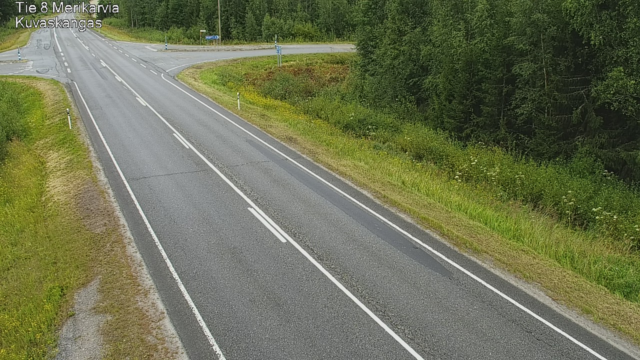 Weather Camera Image Väg 8 Merikarvia, Kuvaskangas, Merikarvia, Satakunta
