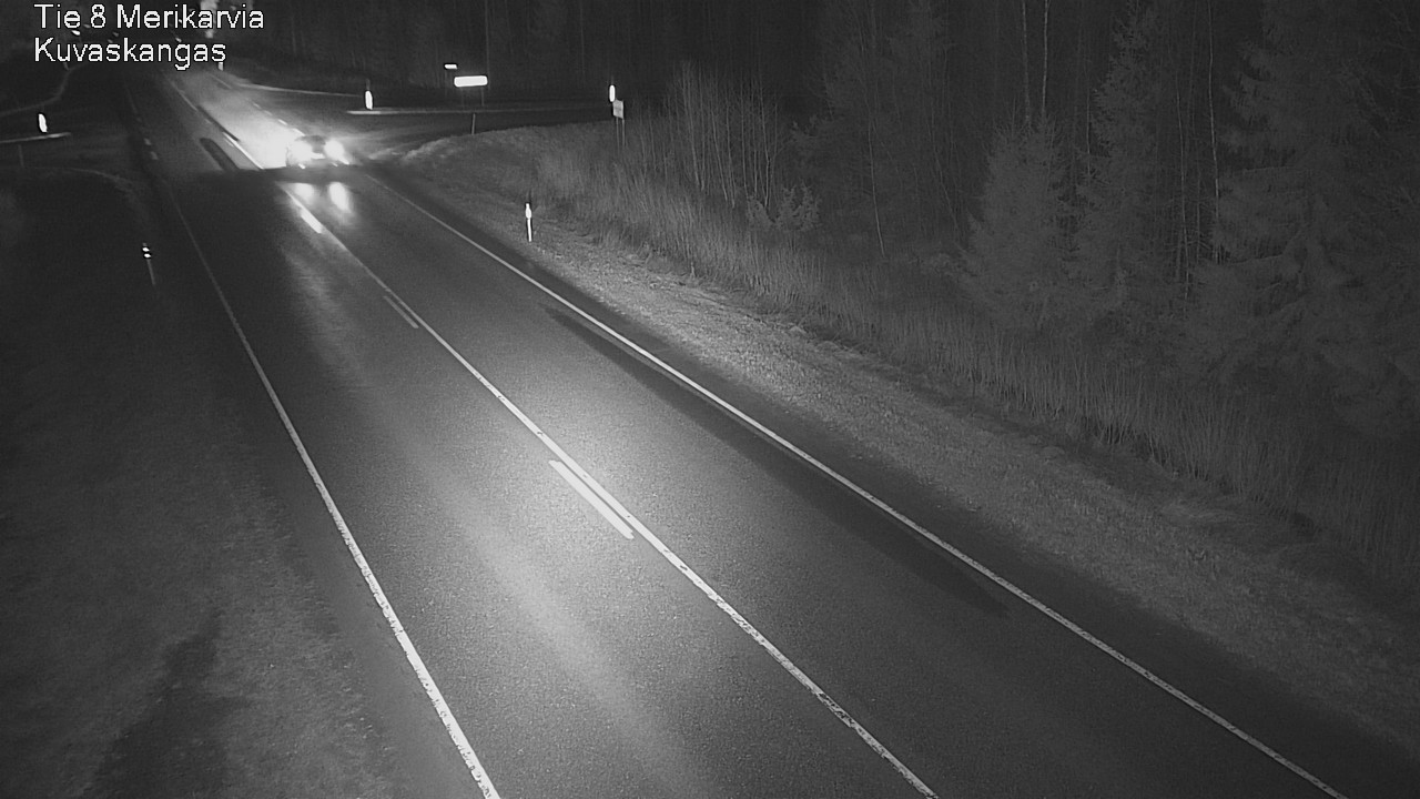 Weather Camera Image Road 8 Merikarvia, Kuvaskangas, Merikarvia, Satakunta