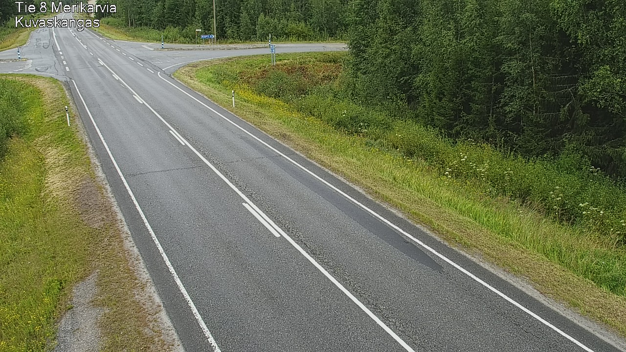 Weather Camera Image Väg 8 Merikarvia, Kuvaskangas, Merikarvia, Satakunta