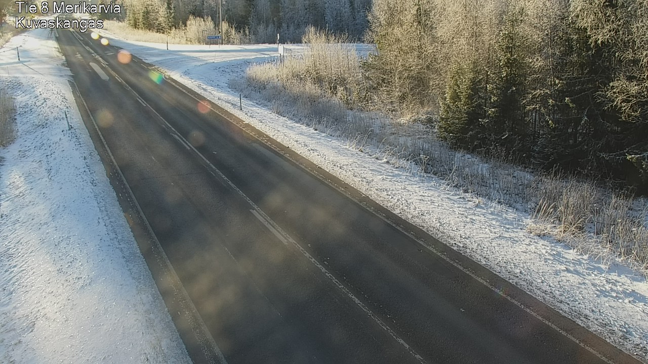 Weather Camera Image Road 8 Merikarvia, Kuvaskangas, Merikarvia, Satakunta