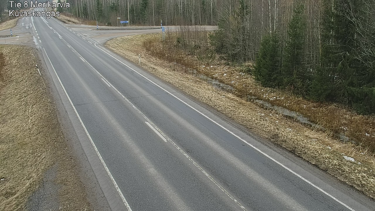 Weather Camera Image Väg 8 Merikarvia, Kuvaskangas, Merikarvia, Satakunta