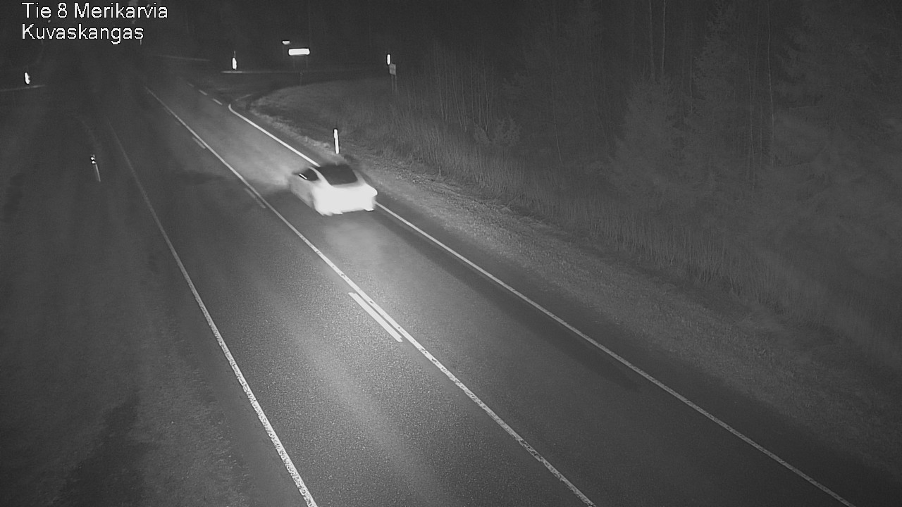 Weather Camera Image Road 8 Merikarvia, Kuvaskangas, Merikarvia, Satakunta