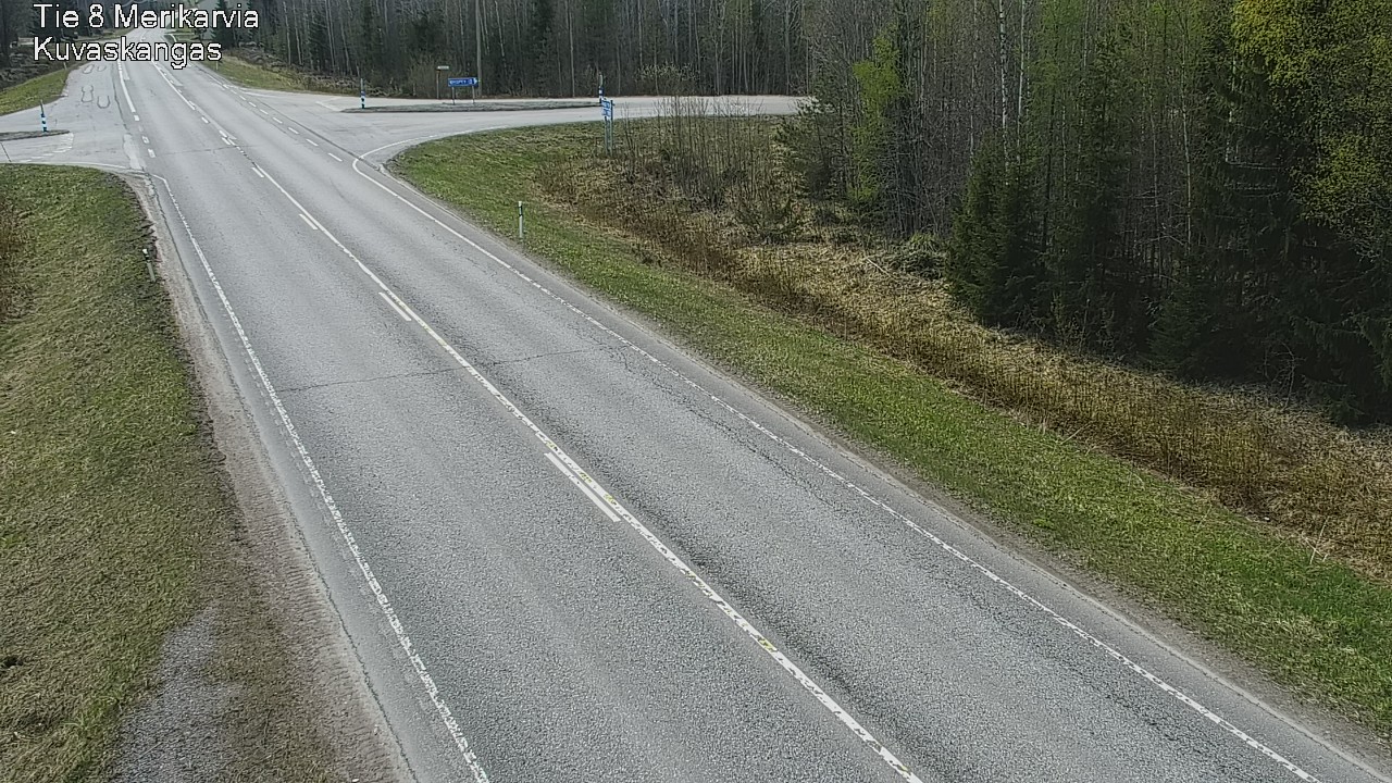 Weather Camera Image Väg 8 Merikarvia, Kuvaskangas, Merikarvia, Satakunta