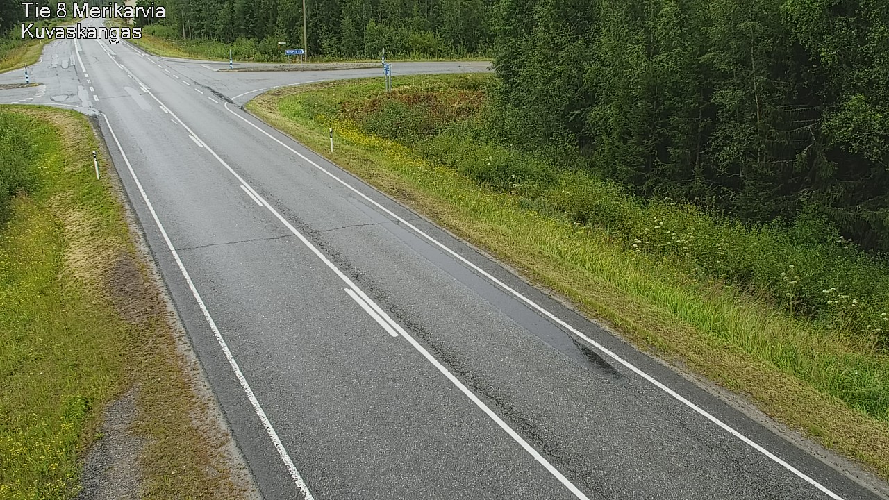 Weather Camera Image Road 8 Merikarvia, Kuvaskangas, Merikarvia, Satakunta