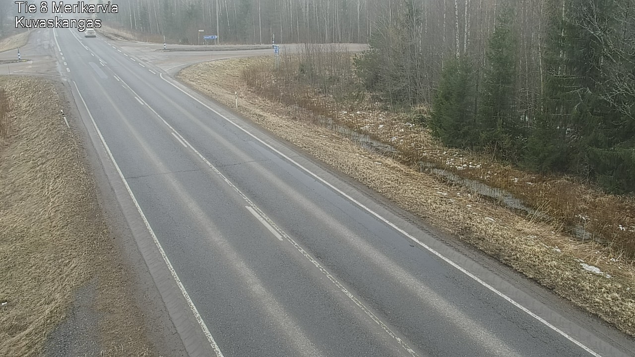 Weather Camera Image Väg 8 Merikarvia, Kuvaskangas, Merikarvia, Satakunta