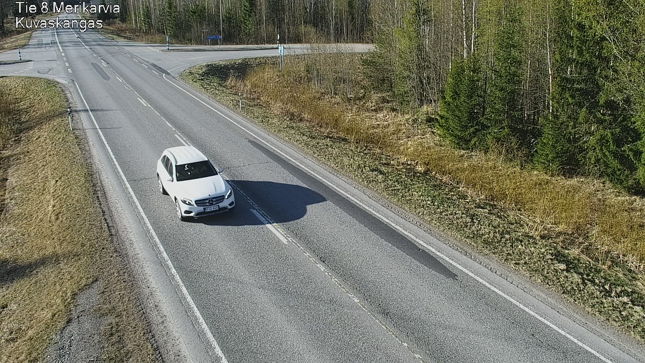 Weather Camera Image Road 8 Merikarvia, Kuvaskangas, Merikarvia, Satakunta