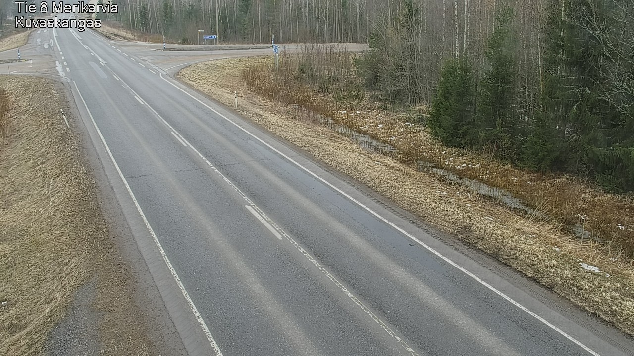 Weather Camera Image Väg 8 Merikarvia, Kuvaskangas, Merikarvia, Satakunta
