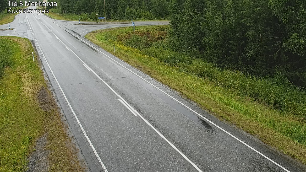 Weather Camera Image Road 8 Merikarvia, Kuvaskangas, Merikarvia, Satakunta