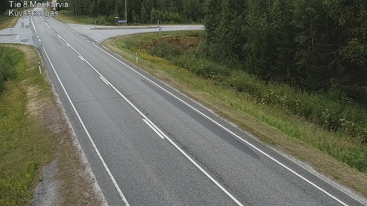 Weather Camera Image Road 8 Merikarvia, Kuvaskangas, Merikarvia, Satakunta