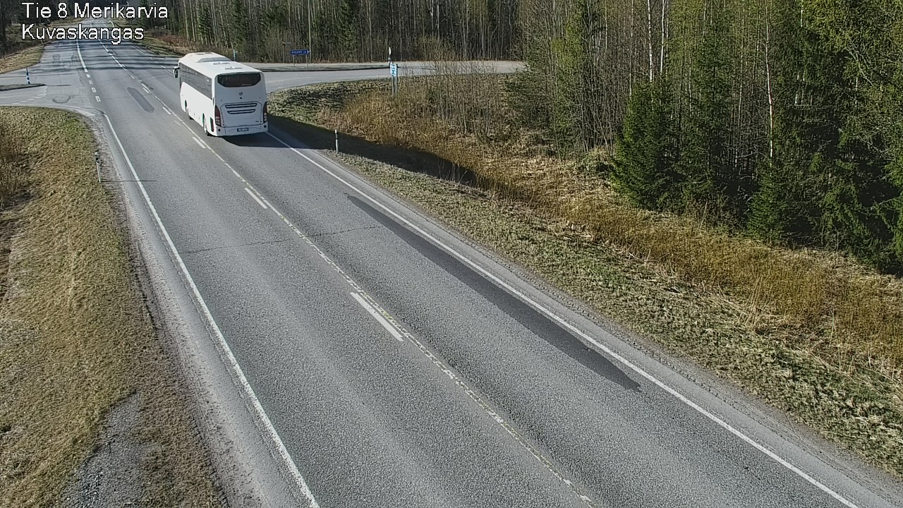Weather Camera Image Road 8 Merikarvia, Kuvaskangas, Merikarvia, Satakunta
