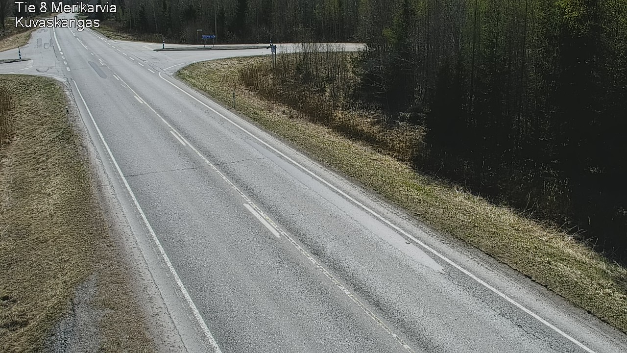 Weather Camera Image Road 8 Merikarvia, Kuvaskangas, Merikarvia, Satakunta