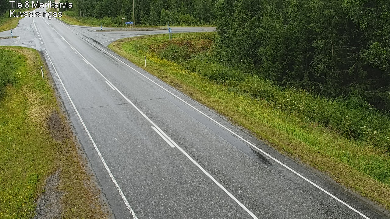 Weather Camera Image Road 8 Merikarvia, Kuvaskangas, Merikarvia, Satakunta